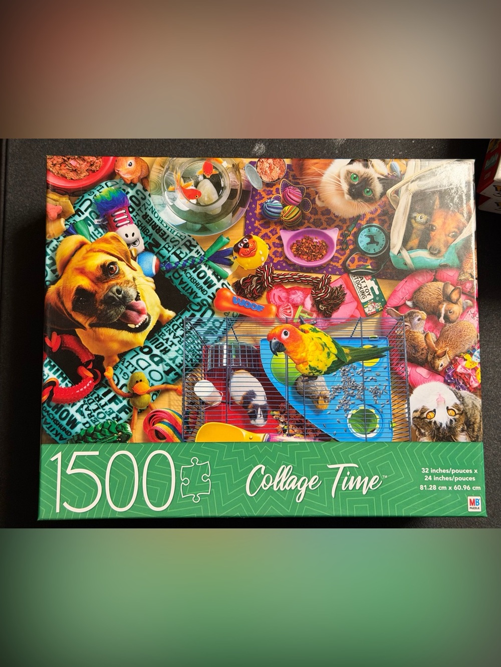 Collage Time 1500-Piece Pets Puzzle - Multicolor